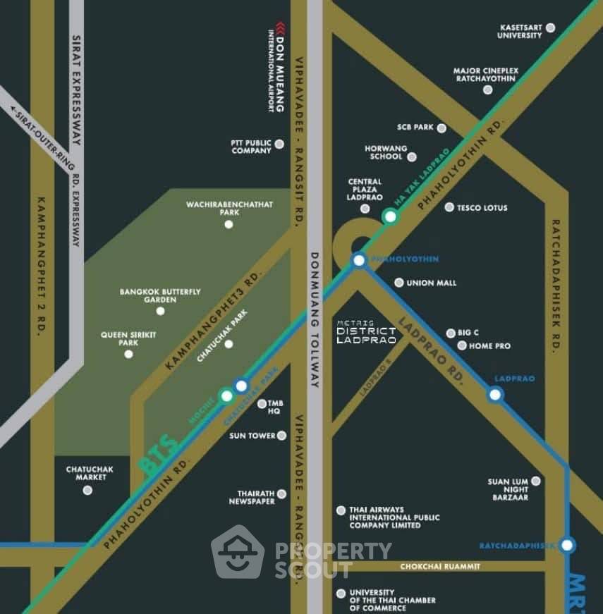 รูป คอนโด 1-ห้องนอน ที่ เมทริส ดิสทริค ลาดพร้าว ใกล้ MRT ลาดพร้าว (ID 2430404) - รูปที่ 4/10