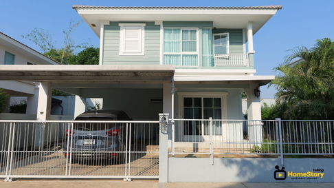 Two-story detached house for sale, 3 bedrooms, 2 bathrooms, Chaiyapruek Srinakarin Project (Gant-320)