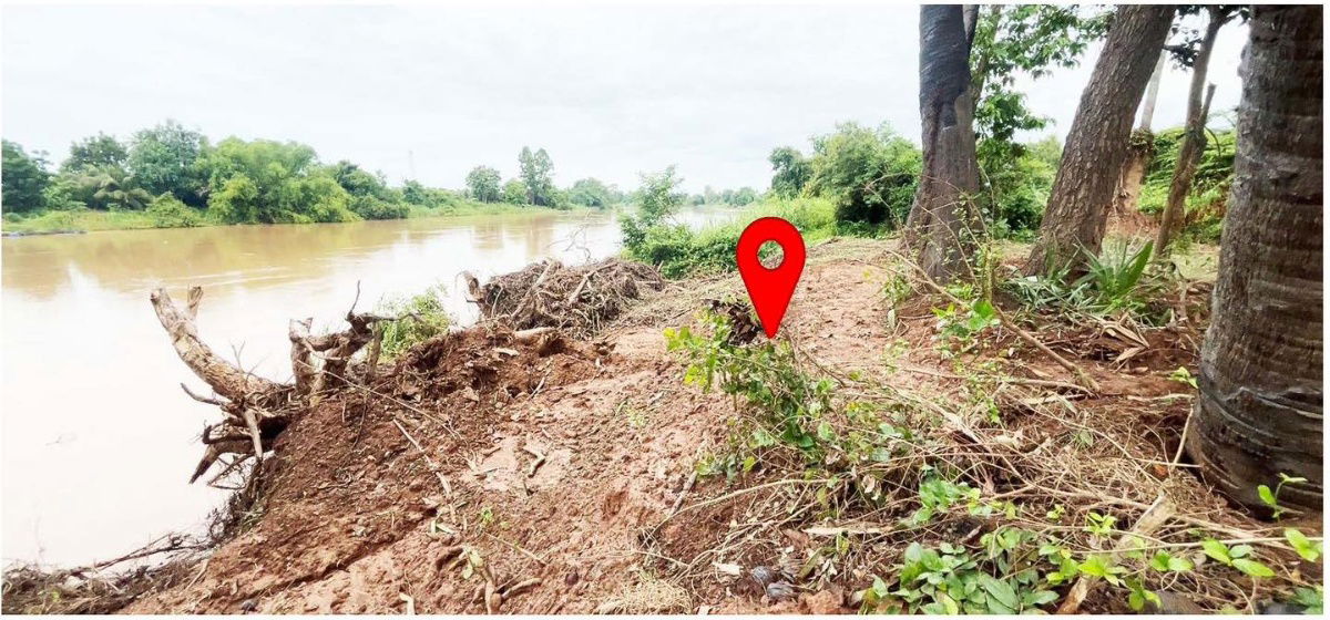 รูป ที่ดินติดแม่น้ำจังหวัดนครสวรรค์ 6 ไร่ ทำเลดี วิวสวย ราคาถูก - รูปที่ 6/7