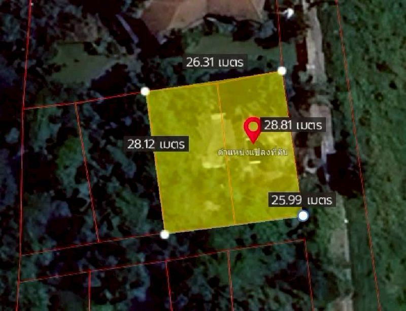 picture Land for sale near the sea, Bangsaen Beach, beautiful plot, great location, near the community - 3/4