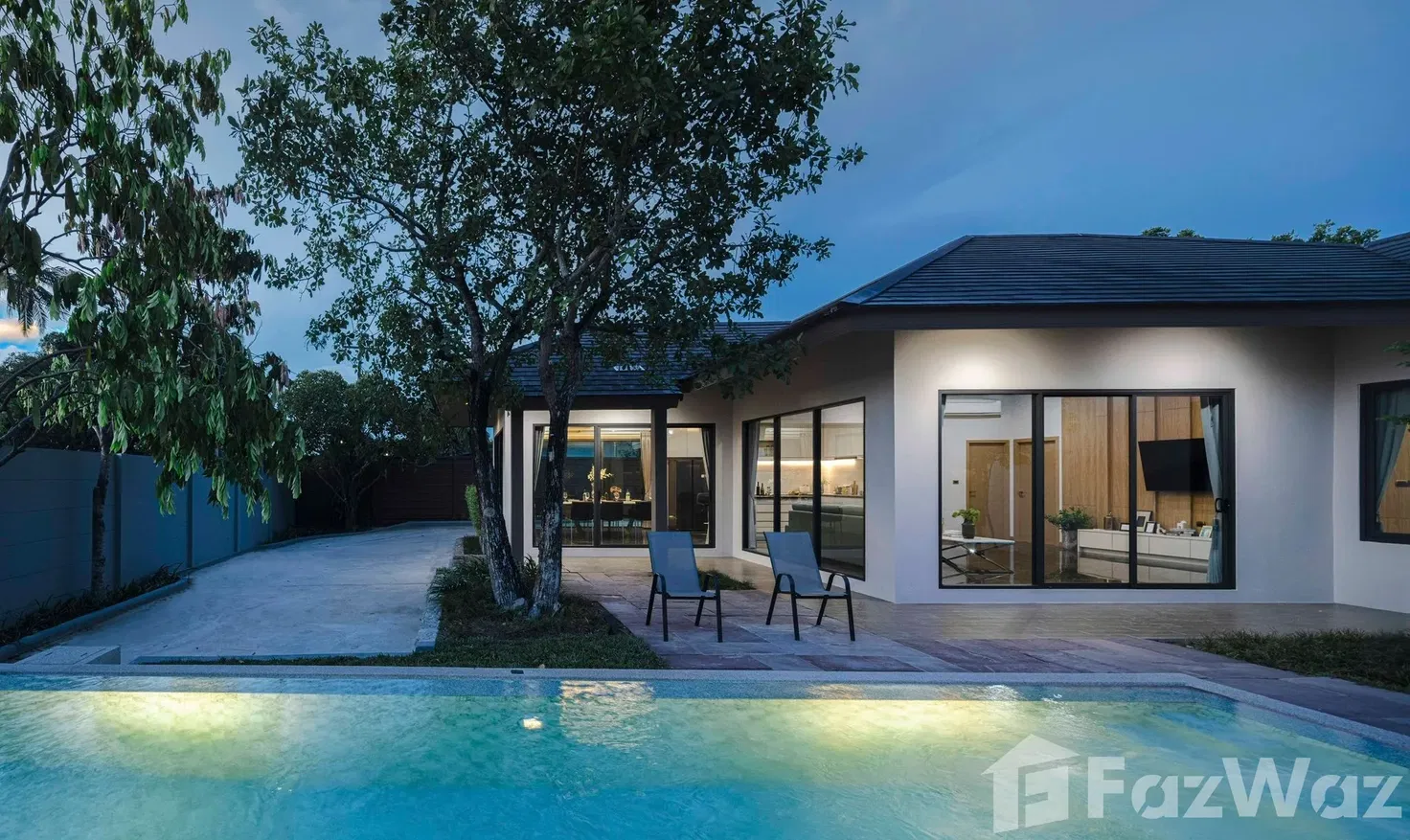 รูป วิลล่าให้เช่า 3 ห้องนอน ใน ห้วยใหญ่, ชลบุรี 5689881 - รูปที่ 1/8