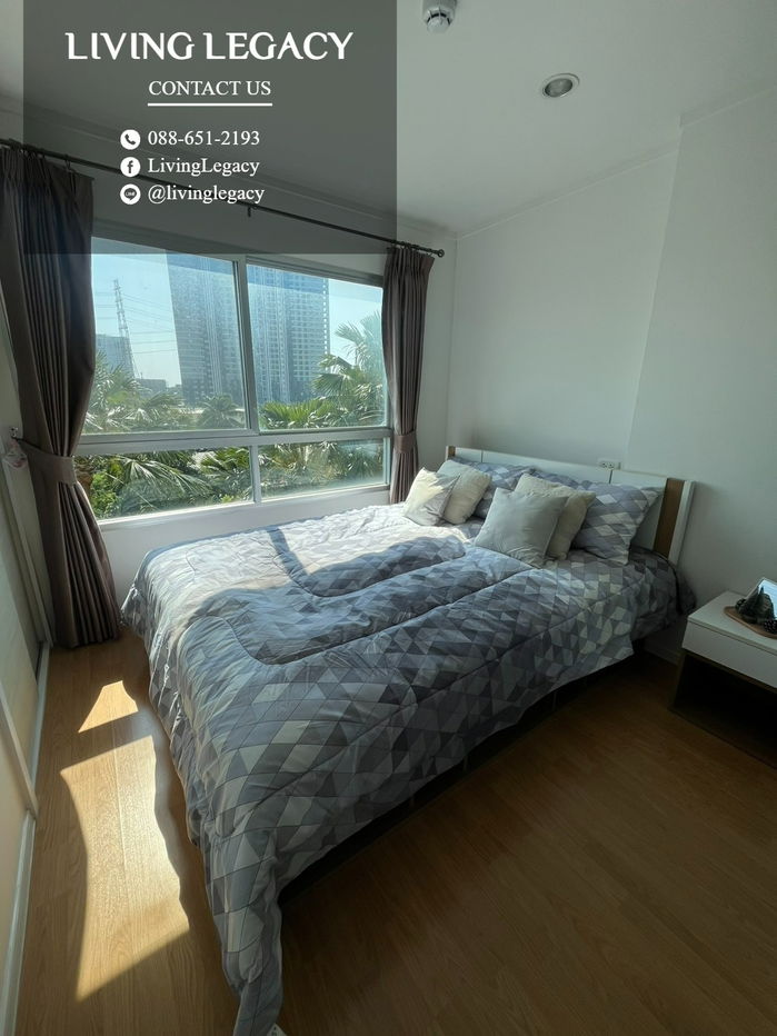 รูป T6JD4G ให้เช่าคอนโด Lumpini Place Srinakarin - Huamark Station 26 ตร.ม. ชั้น 4 ตึก B line id : @livinglegacy - รูปที่ 3/9