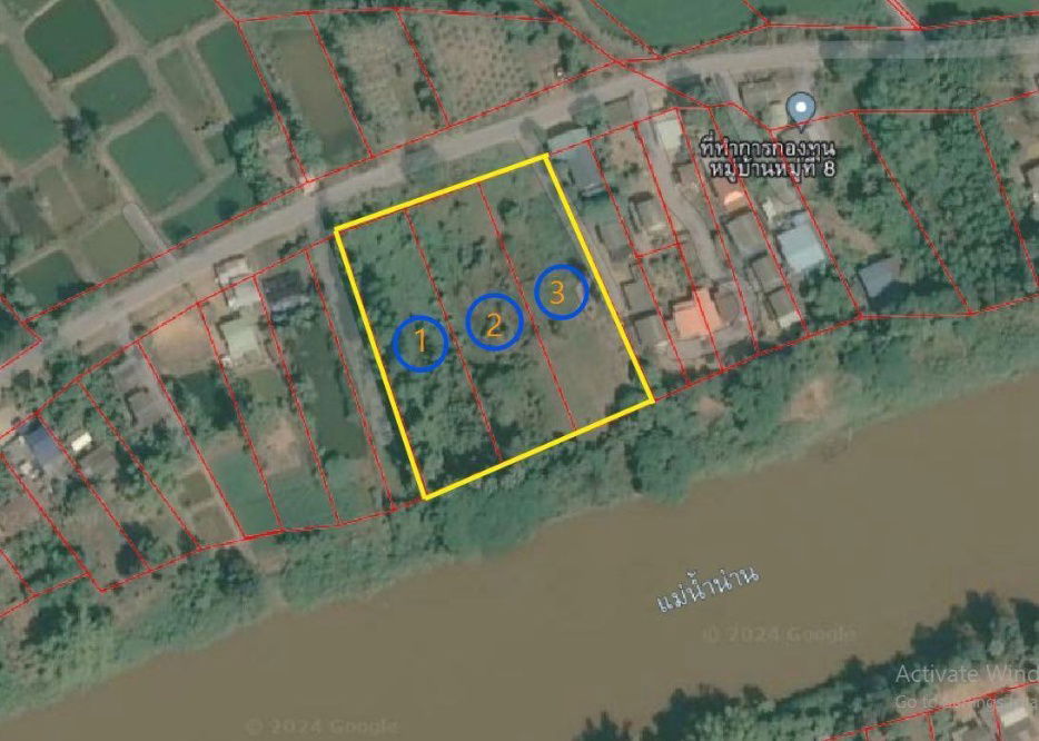 รูป ที่ดินติดแม่น้ำจังหวัดนครสวรรค์ 6 ไร่ ทำเลดี วิวสวย ราคาถูก - รูปที่ 5/7