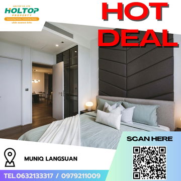 #R7952 🎉 021268 ให้เช่าคอนโด MUNIQ LANGSUAN