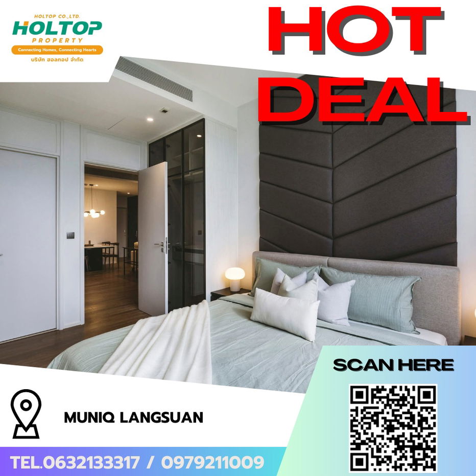 รูป #R7952 🎉 021268 ให้เช่าคอนโด MUNIQ LANGSUAN - รูปที่ 1/9