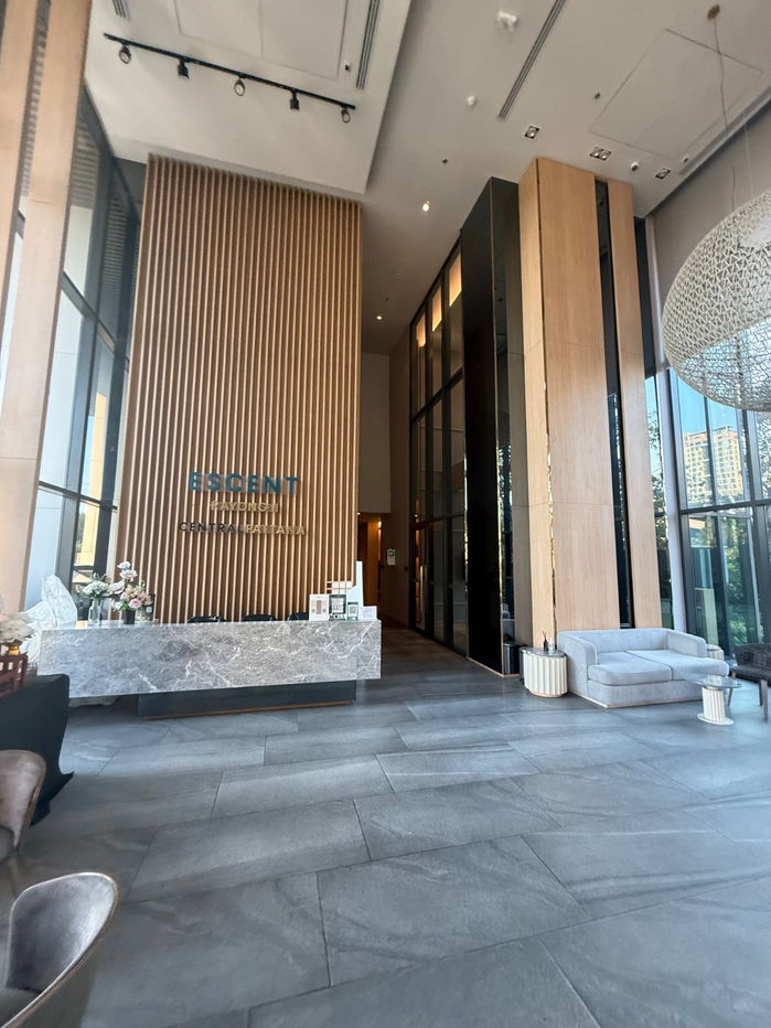 รูป 🏤คอนโด Escent Rayong 2 ห้องใหม่ ห้องหน้ากว้าง1 ห้องนอนชั้น 15 ครัวปิดแยกส่วน 32 ตรม. - รูปที่ 33/33