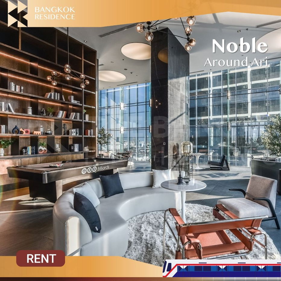 picture Move-in Ready 🛋️ Noble Around Ari, Fully furnished unit with city view 🌃 Near BTS Ari - 1/10