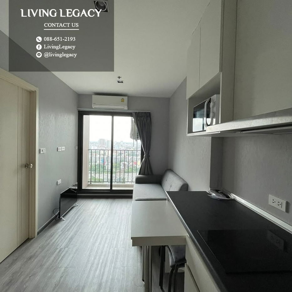 รูป T6MG2P ให้เช่าคอนโด Rich Park @ Triple Station 29 ตร.ม. ชั้น 33 line id : @livinglegacy - รูปที่ 7/10