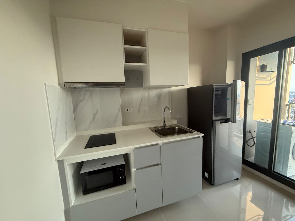 รูป 🏤คอนโด Escent Rayong 2 ห้องใหม่ ห้องหน้ากว้าง1 ห้องนอนชั้น 15 ครัวปิดแยกส่วน 32 ตรม. - รูปที่ 11/33