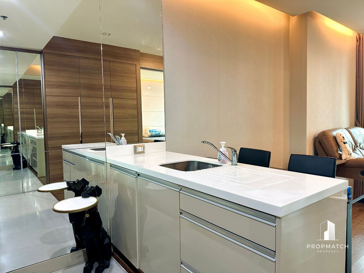 รูป PM030607✨Flash Deal ✨ The Address Sathorn ( 1Bed 1Bath 46SQM.) แต่งครบพร้อมอยู่ !! เพียง 30,000 บาทต่อเดือน Tel.0981315848 @propmatch - รูปที่ 5/12