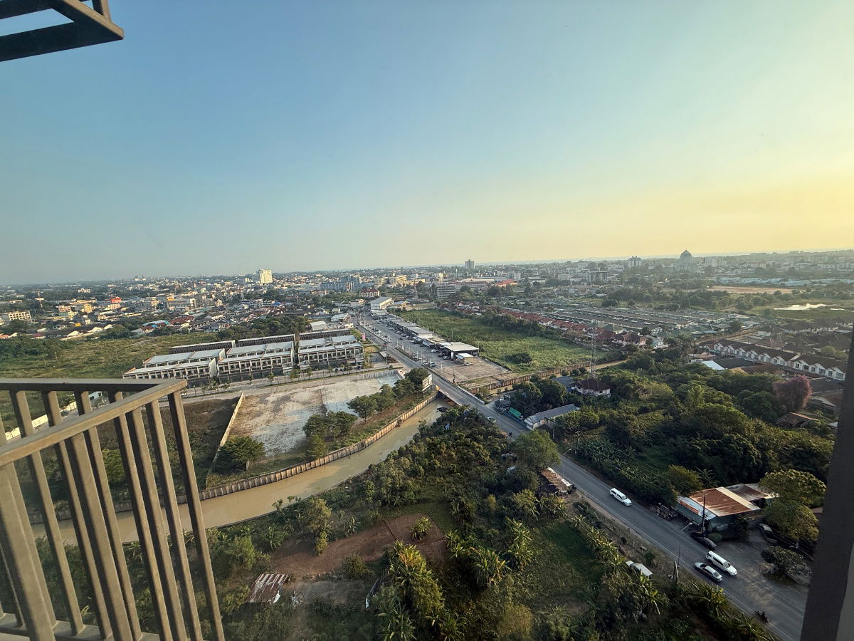 รูป 🏤คอนโด Escent Rayong 2 ห้องใหม่ ห้องหน้ากว้าง1 ห้องนอนชั้น 15 ครัวปิดแยกส่วน 32 ตรม. - รูปที่ 19/33