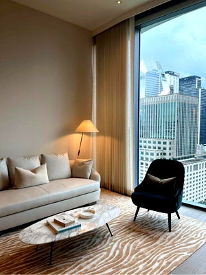 คอนโดให้เช่า : ให่เช่า LUXURY SCOPE Langsuan 1 นอน 83.68 sqm  พร้อมอยู่