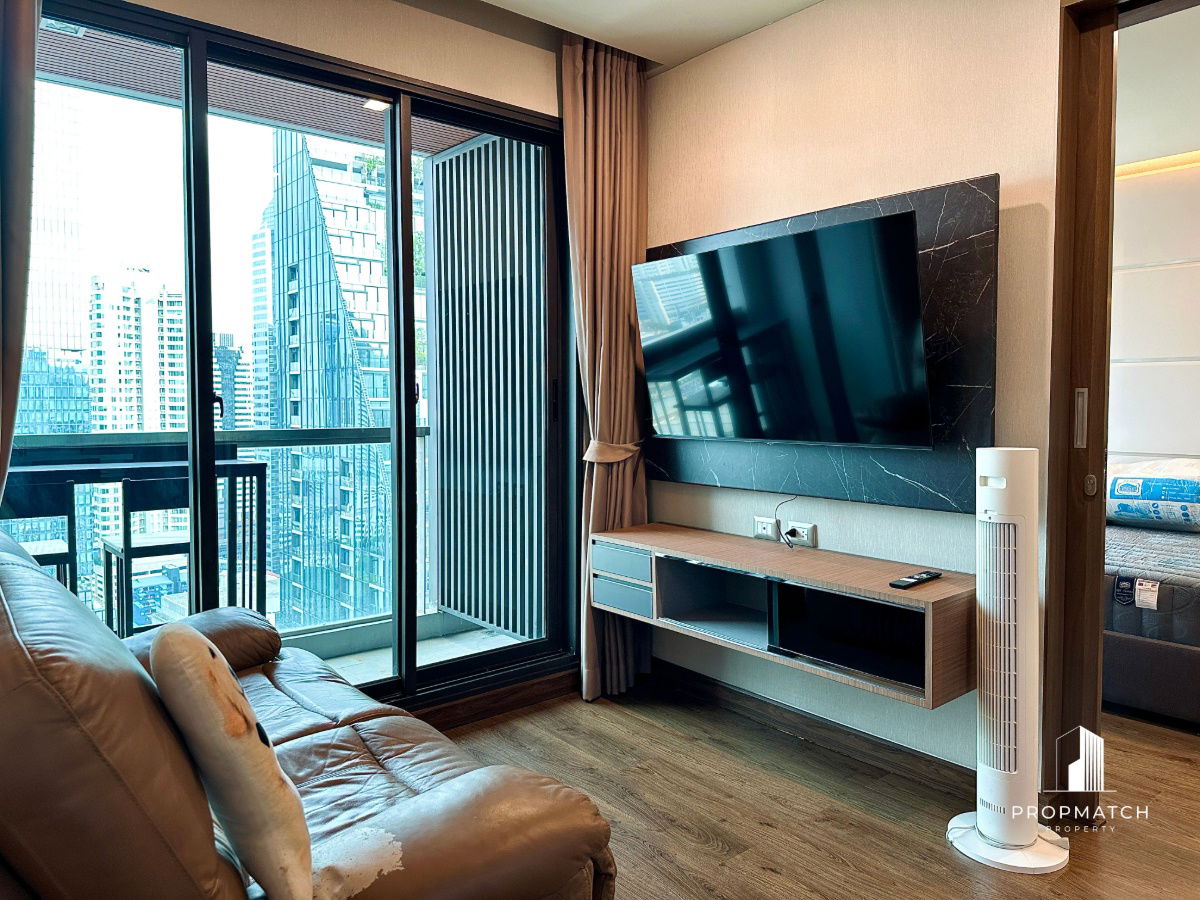 รูป PM030607✨Flash Deal ✨ The Address Sathorn ( 1Bed 1Bath 46SQM.) แต่งครบพร้อมอยู่ !! เพียง 30,000 บาทต่อเดือน Tel.0981315848 @propmatch - รูปที่ 1/12
