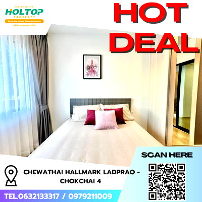 Condos for rent : #R7983 🎉 021268 Condo for rent Chewathai Hallmark Ladprao - Chokchai 4 