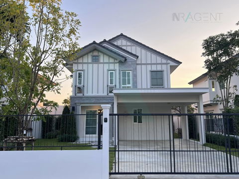 📌 ให้เช่าบ้านเดี่ยว 2 ชั้น วิลลาจจิโอ 3 ศรีนครินทร์ - บางนา 4 ห้องนอน 3 ห้องน้ำ