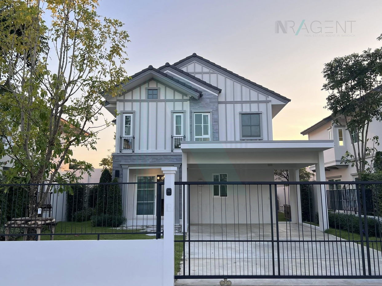 รูป 📌 ให้เช่าบ้านเดี่ยว 2 ชั้น วิลลาจจิโอ 3 ศรีนครินทร์ - บางนา 4 ห้องนอน 3 ห้องน้ำ - รูปที่ 1/8