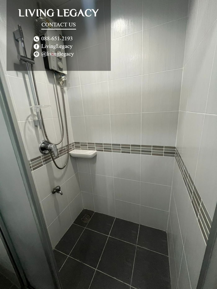 รูป T6JD4G ให้เช่าคอนโด Lumpini Place Srinakarin - Huamark Station 26 ตร.ม. ชั้น 4 ตึก B line id : @livinglegacy - รูปที่ 4/9