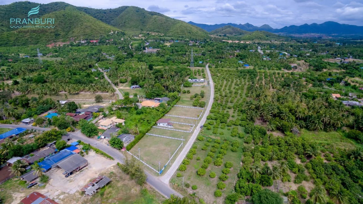 รูป "⚡️ แปลงหัวมุมหายาก! ที่ดิน 340 ตร.ว. ปราณบุรี/หนองตาแต้ม ติดถนนคอนกรีต 2 เส้น วิวภูเขา เห็นแล้วต้องรัก!" - รูปที่ 6/8