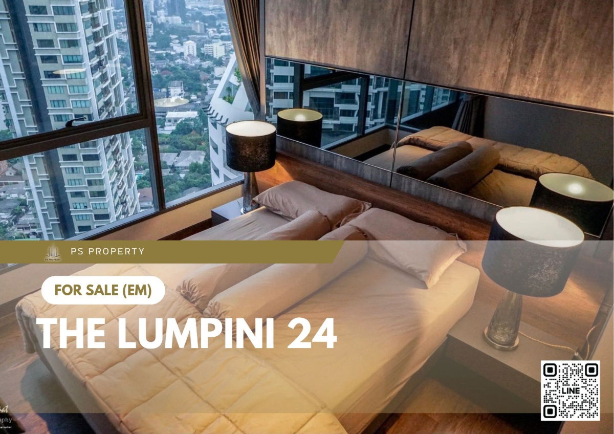 picture Urgent sale ✨ The Lumpini 24 ✨ High floor, corner unit, near BTS Phrom Phong and Emporium, Emquartier - 1/6