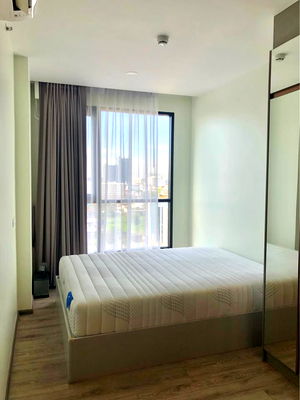 Condos for rent BTS Bearing : KnightsBridge Collage Sukhumvit 107 for rent 29.4 sqm 12Afl.13,000 THB Fully Furnished K.Bee 064146-6445 ✨negotiate (154AGBE)