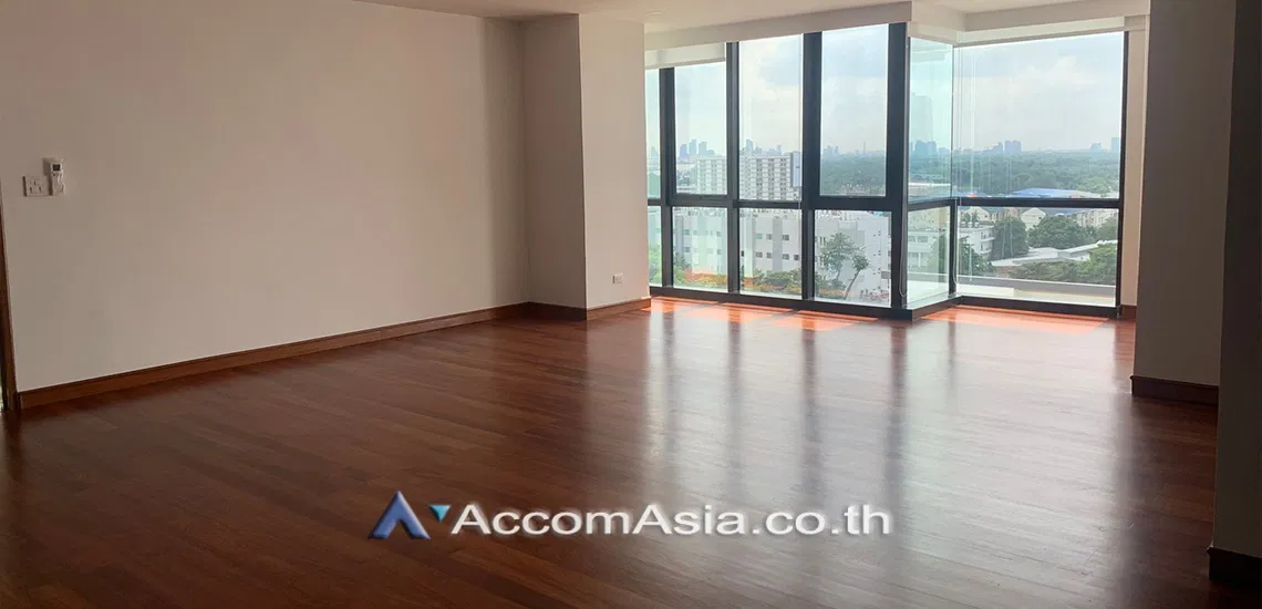 รูป 🔼🔽 AccomA 📩 Bright condo with city views and clean wooden floors in Sathorn (AA30387) - รูปที่ 1/6