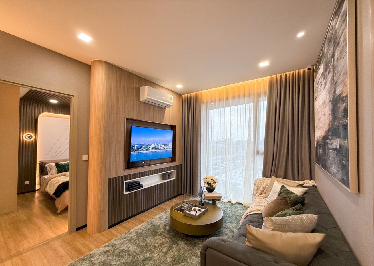 รูป ขายห้องแกรนด์เอ็กเซ็กคิวทีฟ อควารัส จอมเทียน พัทยา 2 ห้องนอน - รูปที่ 4/15