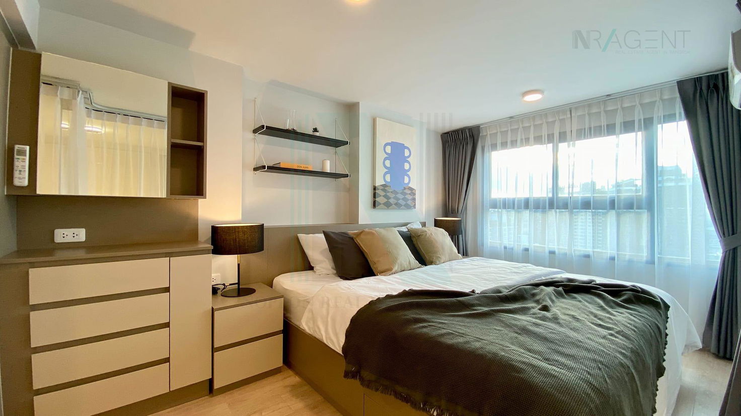 รูป 🎉Special room!🎉 ให้เช่าคอนโด ไอดีโอ พระราม 9 - อโศก อาคาร 1 ชั้น 33 Duplex 2 ห้องนอน ขนาด 52 ตรม ใกล้ MRT พระราม 9 - รูปที่ 3/8