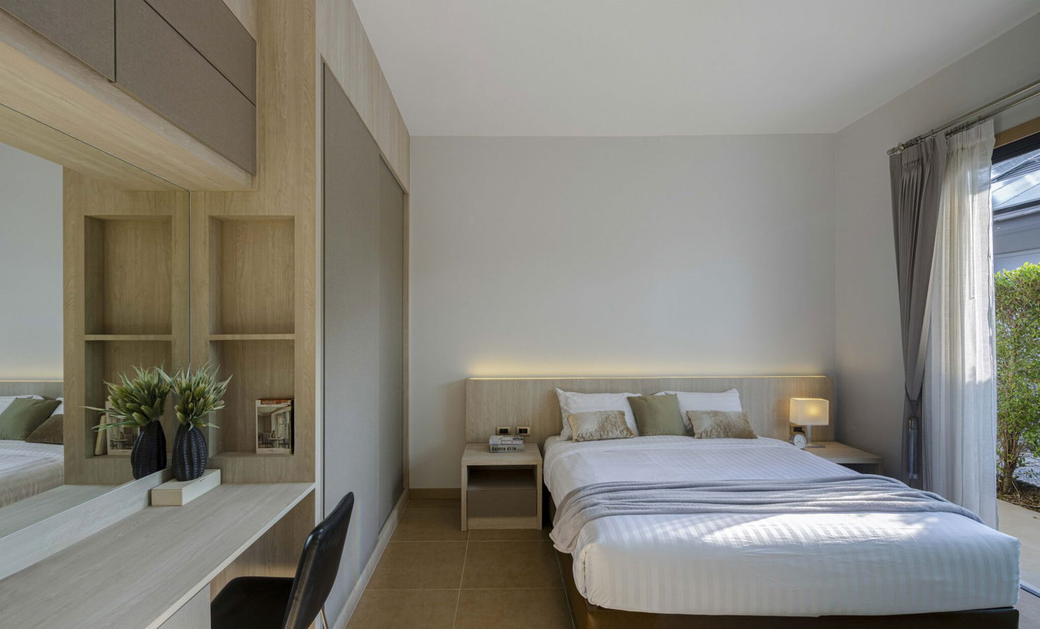 รูป วิลล่าหรู 3 ห้องนอน พร้อมสระว่ายน้ำ ให้เช่า – ห้วยใหญ่ - รูปที่ 13/20