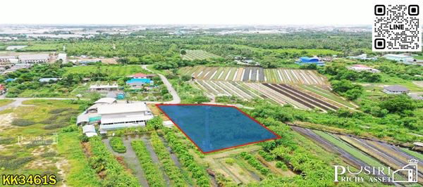 รูป ขายที่ถมสวย 727 วา หน้ากว้าง 41 เมตร ทรงดี เดินทางสะดวกมาก ใกล้ ถ.พุทธสาคร แคราย และบางบอน 5 - KK3461S - รูปที่ 2/5