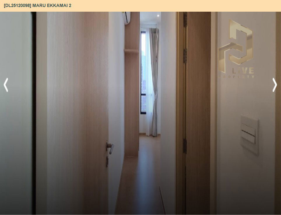 picture DL25120098 Condo for rent, MARU EKKAMAI 2 near BTS Ekkamai, ready to move in, call urgently 0638692663 LineID @897iyzll - 9/13
