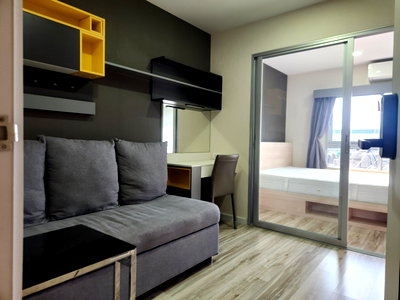 Condos for sale : Move-in Ready Condo in Ayutthaya — Plus Condo Ayutthaya Park (Building A, 4th Floor). Fully furnished