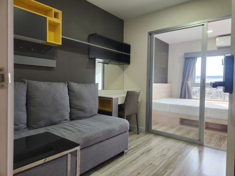 คอนโดอยุธยาพร้อมอยู่ ใกล้โลตัส–ซิตี้พาร์ค Plus Condo Ayutthaya Park (พลัส คอนโด อยุธยา พาร์ค) ตึก A ชั้น 4 ห้องสวยเฟอร์ครบ