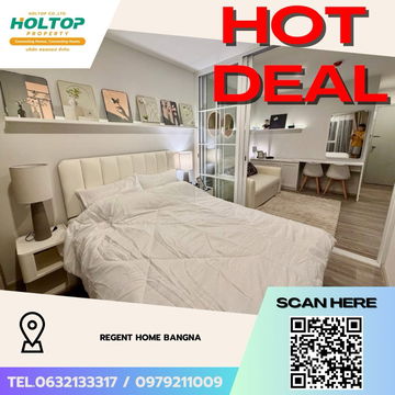 #Z3432💥 021268 🔥Condo for rent Regent Home Bangna
