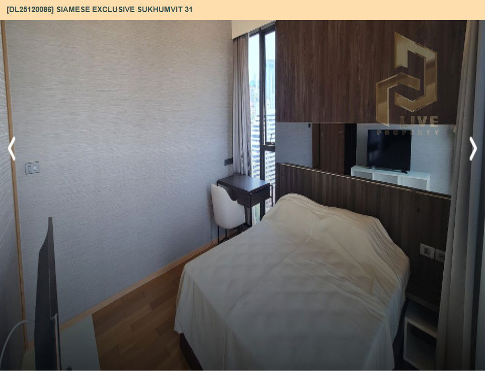 picture DL25120086 Condo for rent, Siamese Exclusive Sukhumvit 31 near BTS Phrom Phong, ready to move in, call urgently 0638692663 LineID @655ebbvc - 3/11