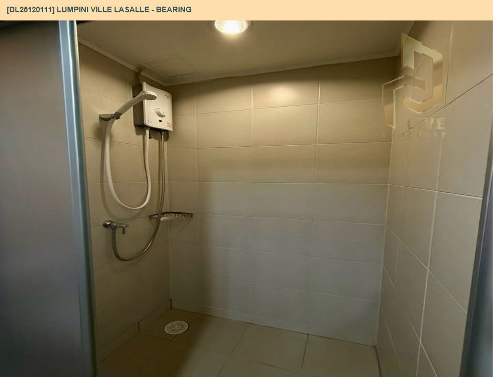รูป DL25120111 ให้เช่าคอนโด ลุมพินี วิลล์ ลาซาล - แบริ่ง (Lumpini Ville Lasalle - Bearing) ใกล้ BTS แบริ่ง พร้อมเข้าอยู่ โทรด่วน 0614453194 LineID @162cjixi - รูปที่ 11/11