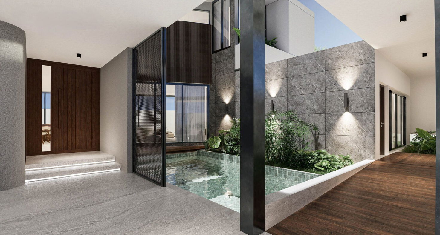 รูป ขายวิลล่าหรู 3 ห้องนอน พร้อมสระว่ายน้ำ ในห้วยใหญ่ - รูปที่ 1/12