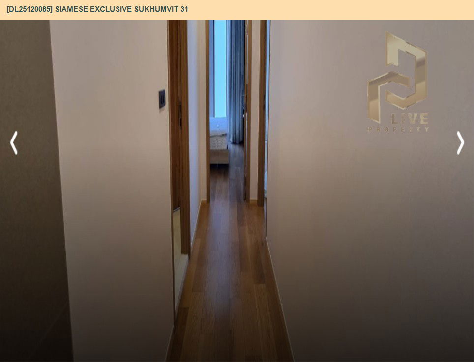 รูป DL25120085 ให้เช่าคอนโด ไซมิส เอ็กซ์คลูซีฟ สุขุมวิท 31 (Siamese Exclusive Sukhumvit 31) ใกล้ BTS พร้อมพงษ์ พร้อมเข้าอยู่ โทรด่วน 0614453194 LineID @162cjixi - รูปที่ 11/15