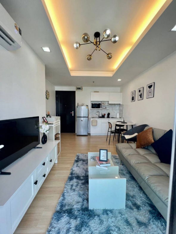 picture Condo for rent, Thru Thonglor, 37 sq m, 1 bedroom, 1 bathroom, 16th floor, near MRT Phetchaburi - 2/12