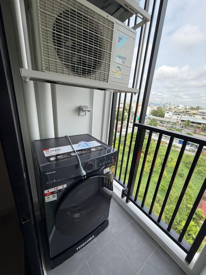 รูป code : E54 ให้เช่าคอนโด เคฟ ซี้ด เกษตร (Kave Seed Kaset) | ห้องใหม่ 26 ตร.ม. พร้อมเข้าอยู่ 31/12/2025 เฟอร์ครบ ส่วนกลางใหญ่สุดในโซน ม.เกษตร - รูปที่ 8/9