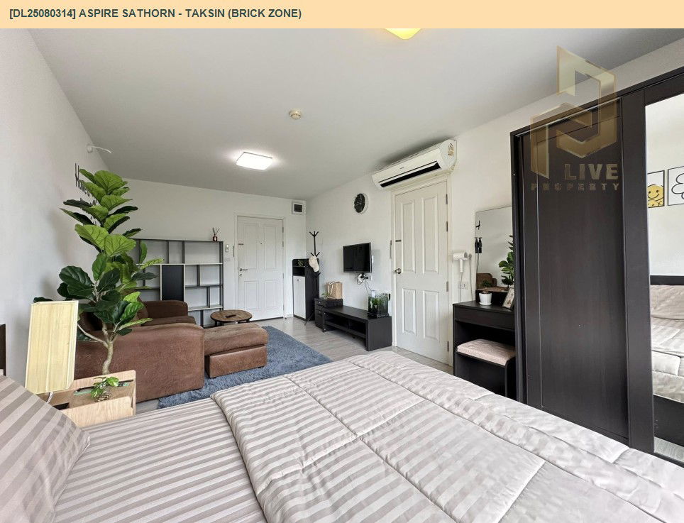 picture DL25080314 Condo for rent, Aspire Sathorn - Taksin (Brick Zone) near BTS Wutthakat, ready to move in, call urgently 0638692663 LineID @897iyzll - 5/12