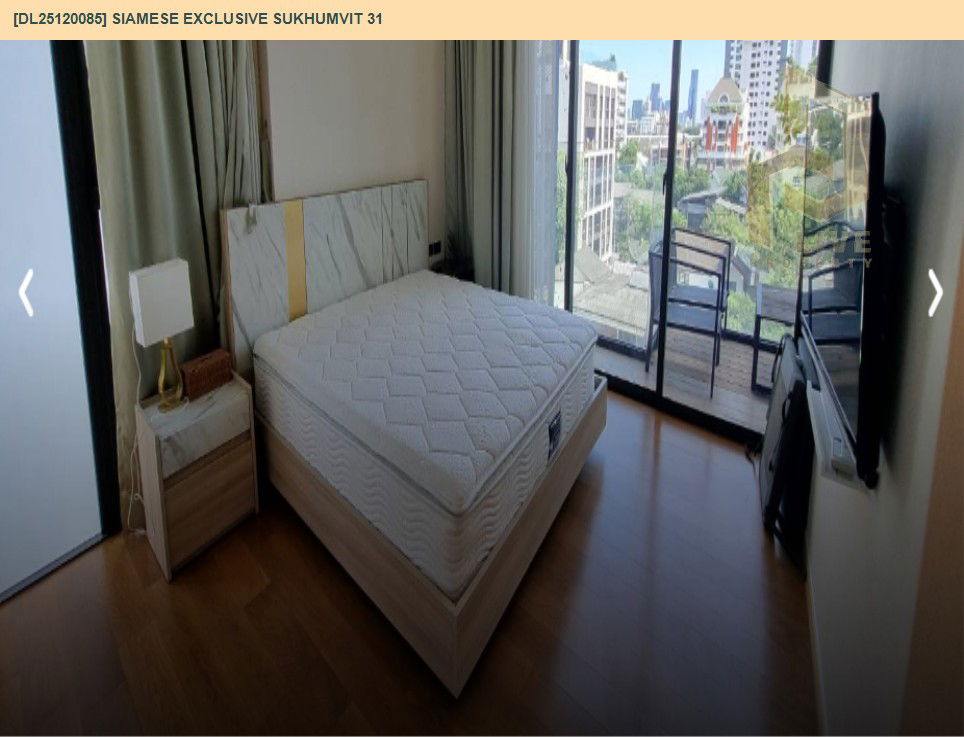 รูป DL25120085 ให้เช่าคอนโด ไซมิส เอ็กซ์คลูซีฟ สุขุมวิท 31 (Siamese Exclusive Sukhumvit 31) ใกล้ BTS พร้อมพงษ์ พร้อมเข้าอยู่ โทรด่วน 0614453194 LineID @162cjixi - รูปที่ 14/15