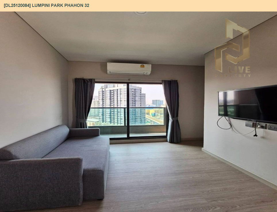 picture DL25120084 Condo for rent, Lumpini Park Phahon 32 near BTS Ratchayothin, ready to move in, call urgently 0638692663 LineID @655ebbvc - 2/11