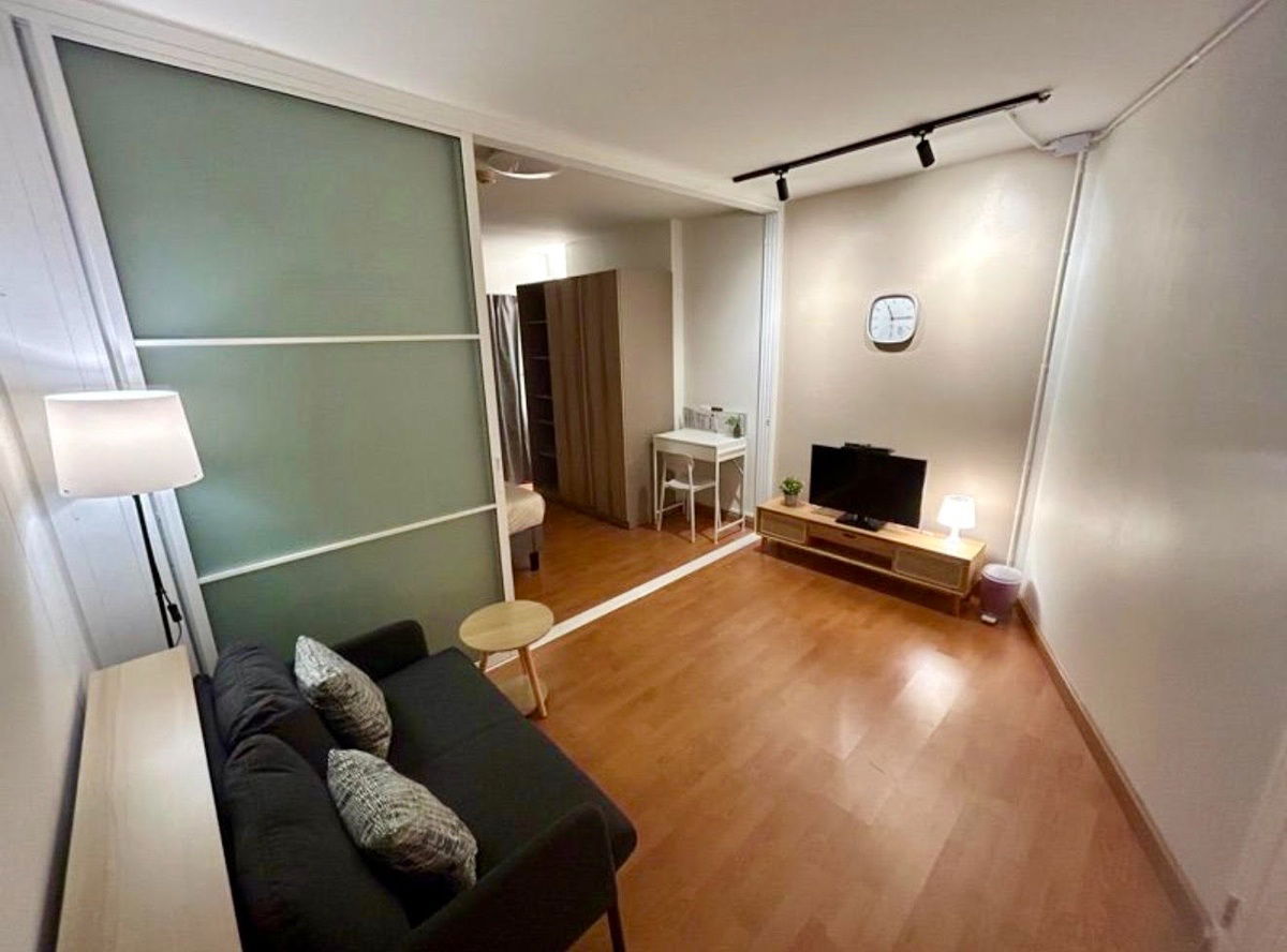 รูป code : E53 ให้เช่าคอนโด ซิตี้ โฮม สุขุมวิท–อุดมสุข (City Home Sukhumvit–Udomsuk) | ห้องแต่งใหม่ ชั้น 4 เฟอร์พรีเมียม พร้อมอยู่ ใกล้ BTS อุดมสุข - รูปที่ 15/15