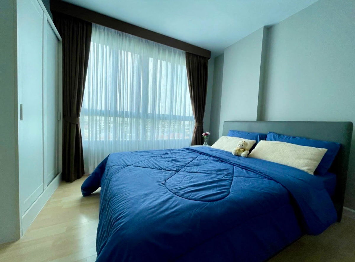 รูป code : E61 ให้เช่าคอนโด ดี คอนโด รามคำแหง 64 (D Condo Ramkhamhaeng 64) | ห้องขนาด 30 ตร.ม. วิวโล่ง ทิศตะวันออก เฟอร์ครบ พร้อมเข้าอยู่ - รูปที่ 5/11