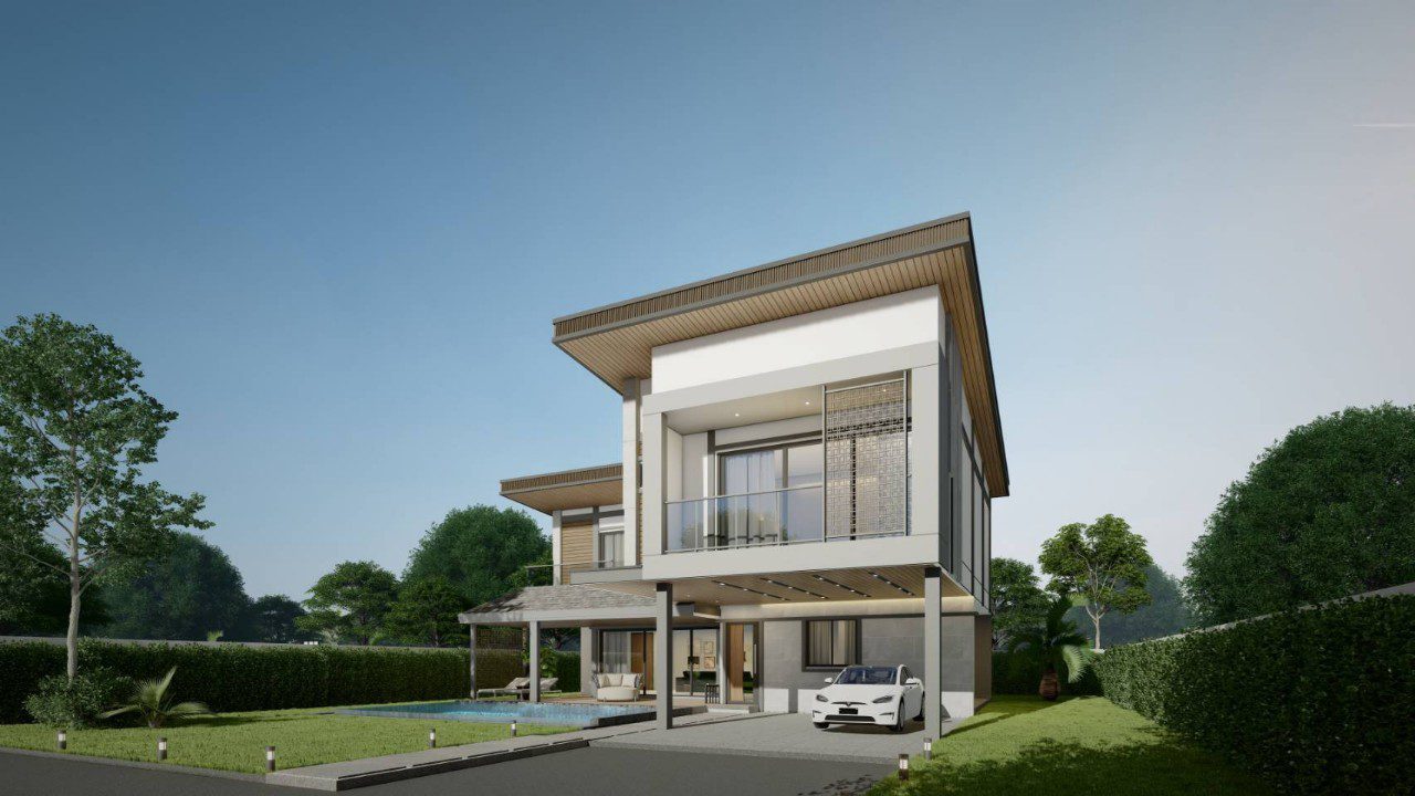 picture 3 Beds Zensiri Estate Jomtien in Pattaya for Sale - 1/8