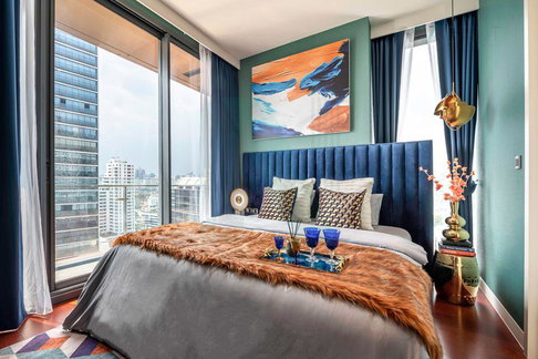 🔺 For Rent Condo KHUN BY YOO INSPIRED BY STARCK Building 1, Floor 18,2 bed room, Room size 82.00 sqm