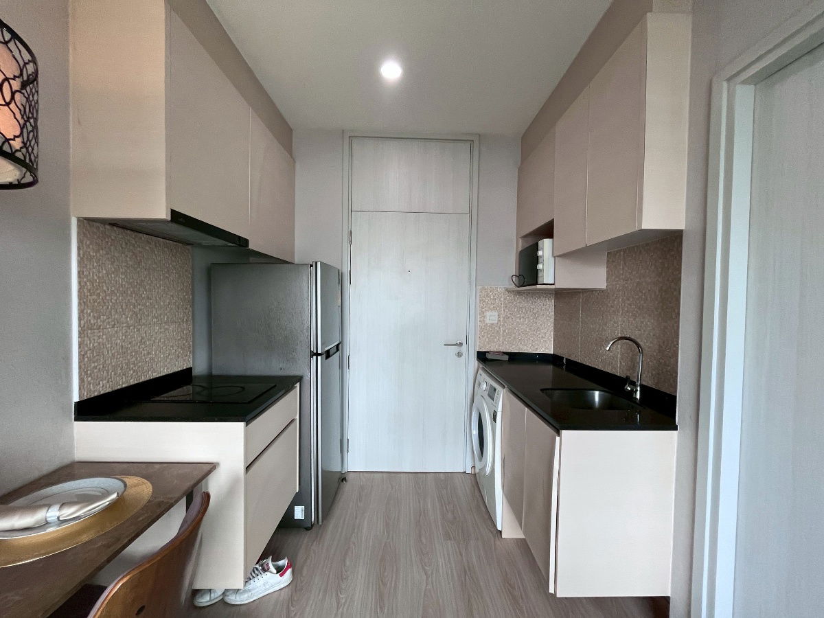 รูป คอนโดโนเบิลรีโวลรัชดา เครื่องใช้ไฟฟ้า เฟอร์นิเจอร์ครบ ติด MRT ศูนย์วัฒนธรรม - รูปที่ 9/12