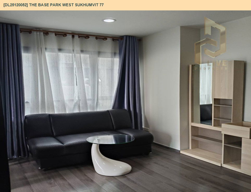 picture DL25120052 Condo for rent, The Base Park West Sukhumvit 77 near BTS On Nut, ready to move in, call urgently 0638692663 LineID @655ebbvc - 3/9