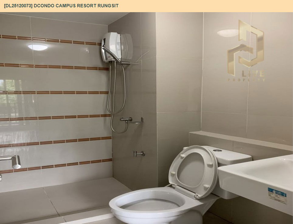 picture DL25120073 Condo for rent, dcondo Campus Resort Rungsit near -, ready to move in, call urgently 0638692663 LineID @655ebbvc - 10/12