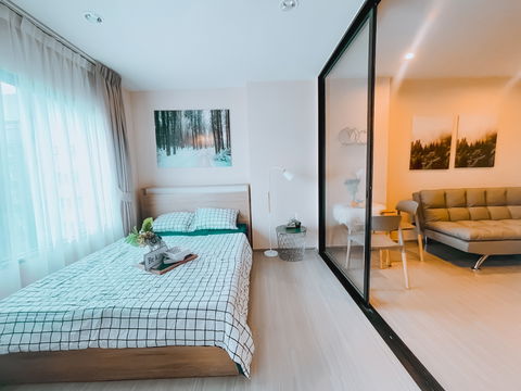 For Rent 🔥 ASPIRE ERAWAN PRIME Beautiful room with a pool view & great ambiance 29th Floor | 32.5 sq.m | Ready to move in!!